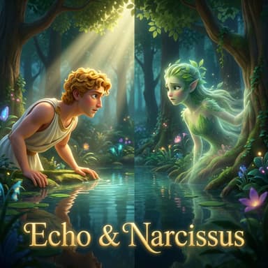 The Story of Echo and Narcissus: A Tale of Obsession and Lost Voices - Cuento infantil con audio
