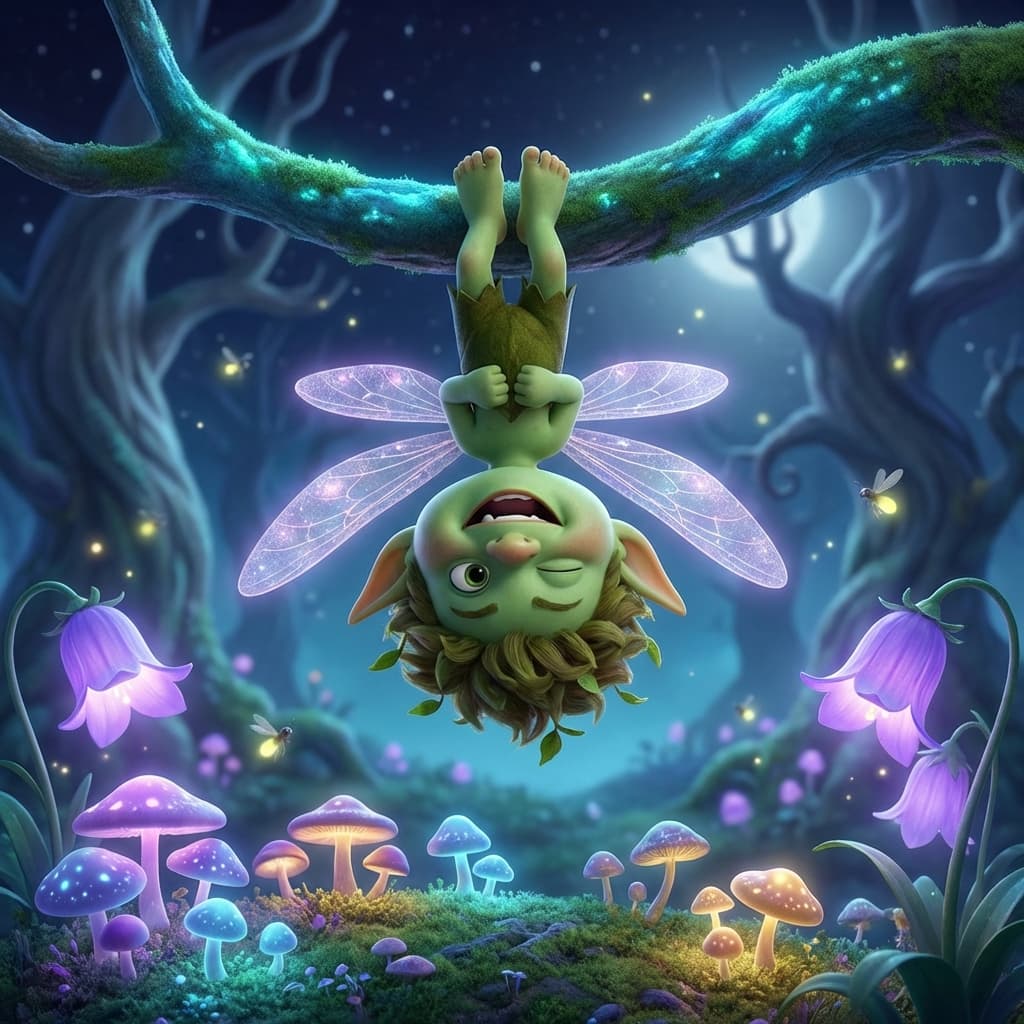 Puck's Mischief in the Magic Forest