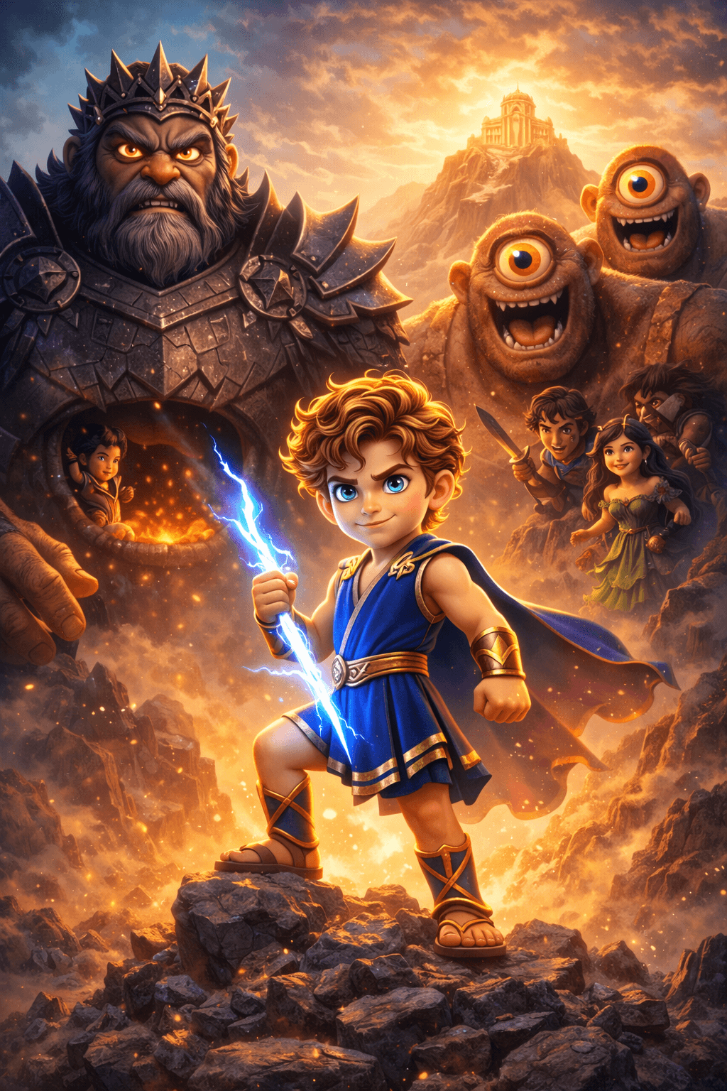 Kisah Zeus: Anak yang Mengalahkan Para Titan