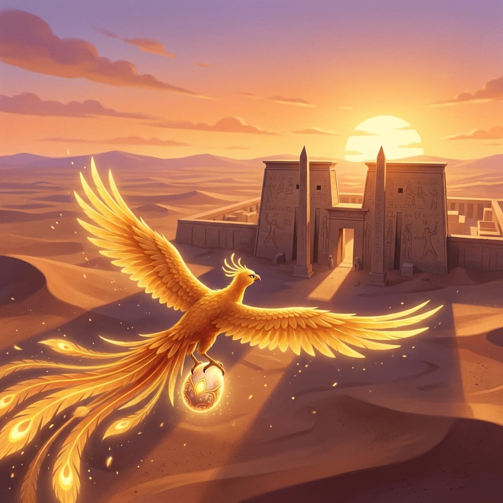 The Phoenix: The Bird of Fire and Rebirth