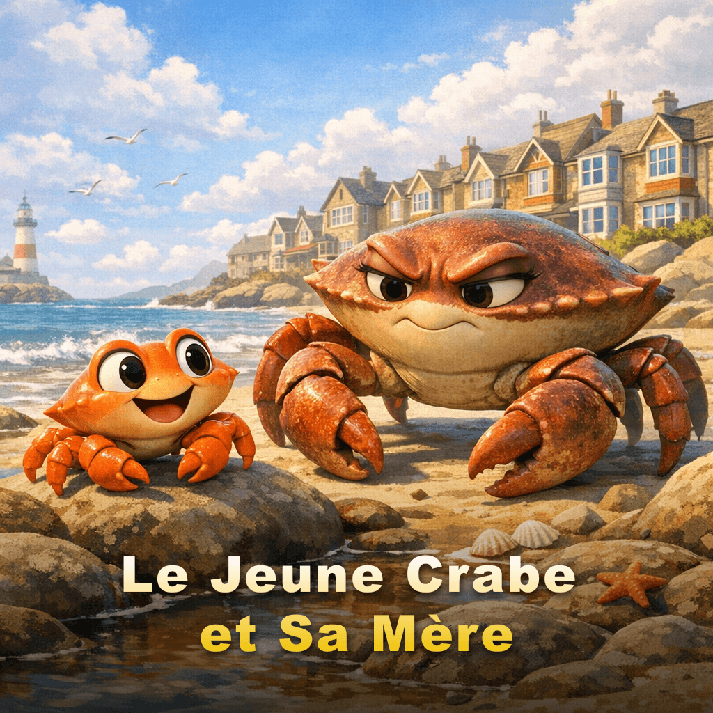 Le Jeune Crabe et Sa Mère