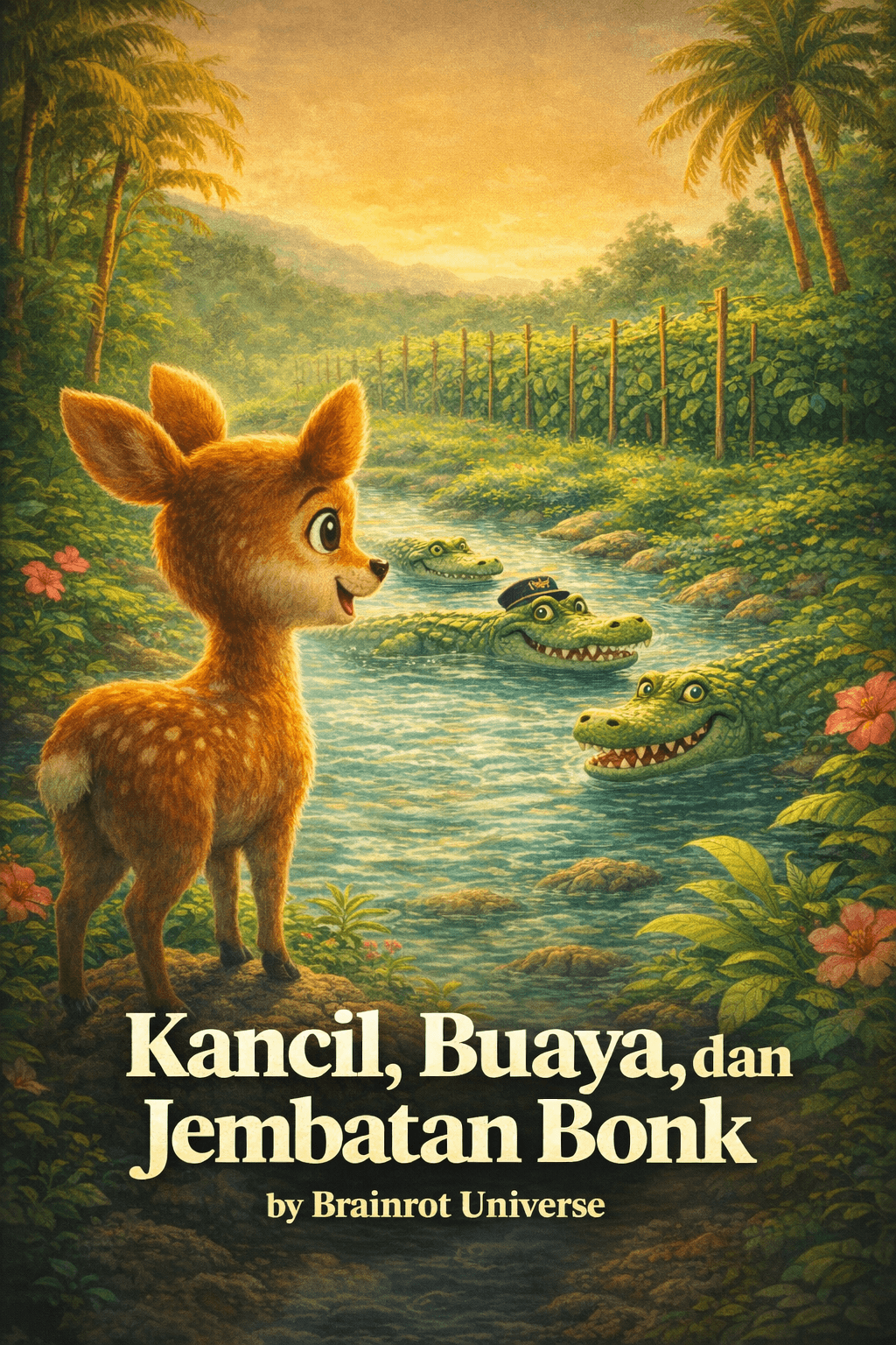 Kancil, Buaya, dan Jembatan Bonk