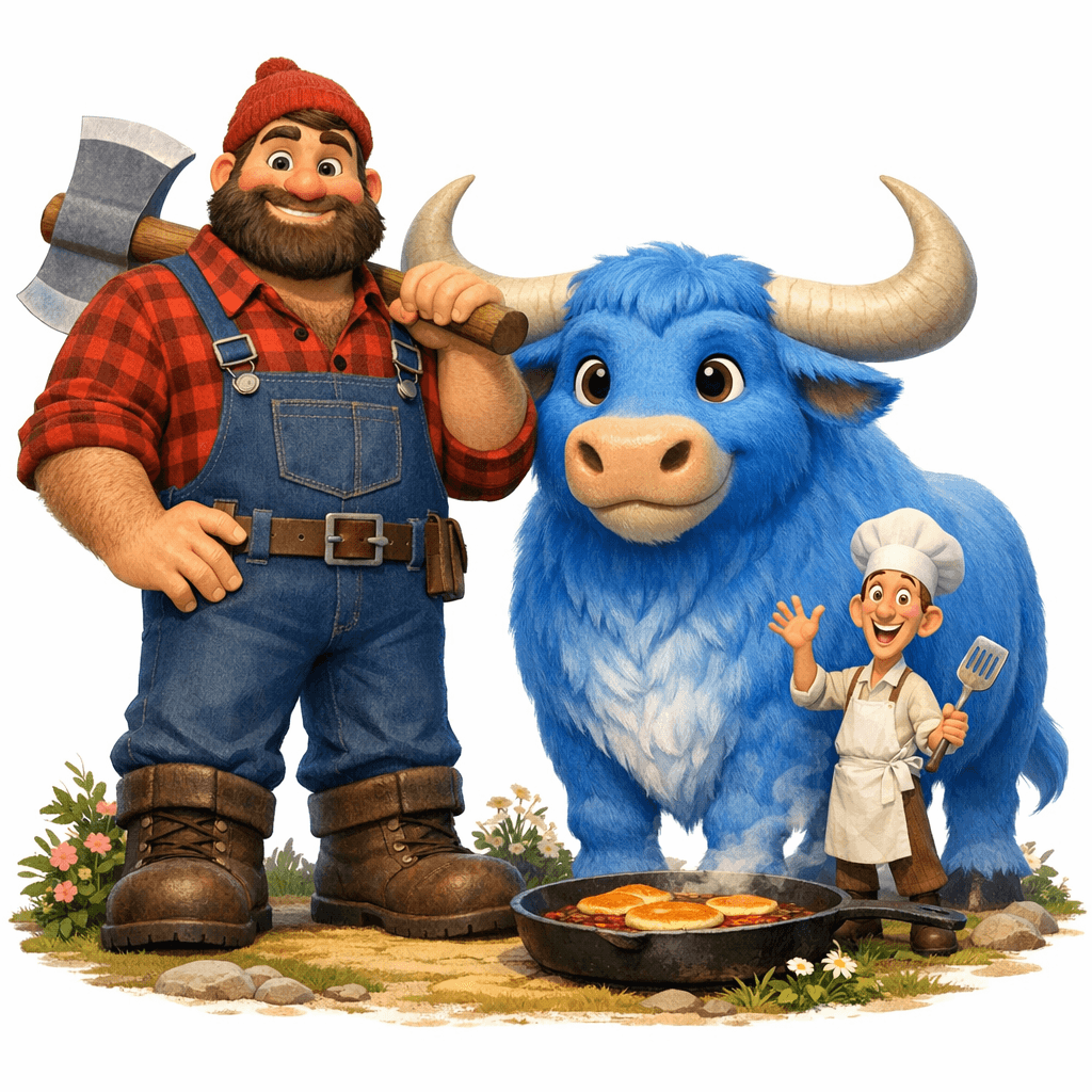 Paul Bunyan e Babe il Bue Blu