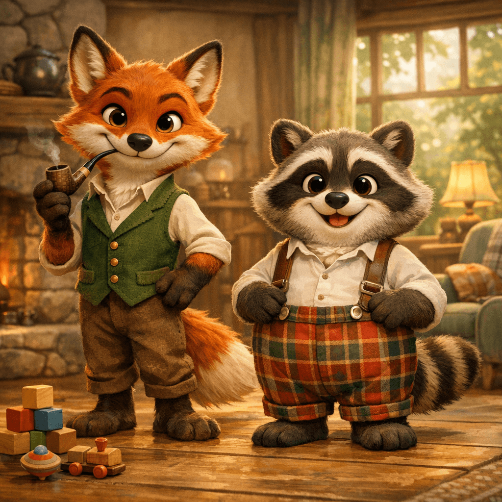 Bay Rakun'un Ekose Pantolonu