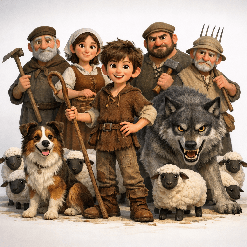 The Shepherd Boy & the Wolf