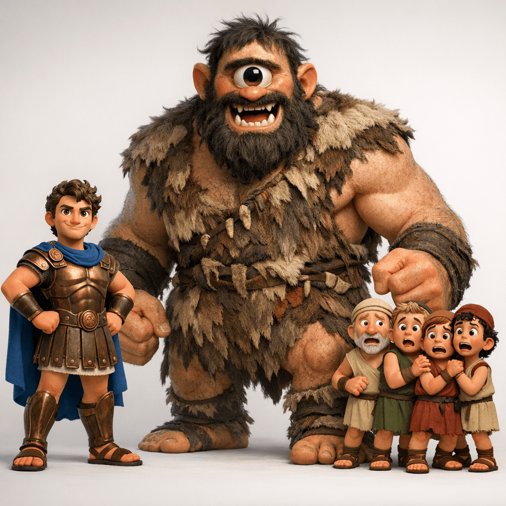 The Story of Odysseus and the Cyclops: The Monster and "Nobody"