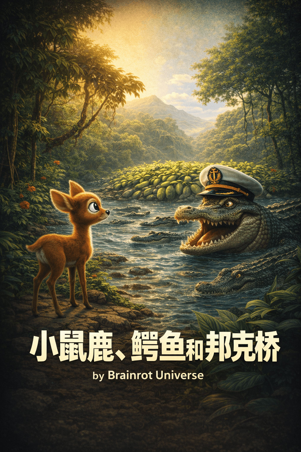 小鼠鹿、鳄鱼和邦克桥