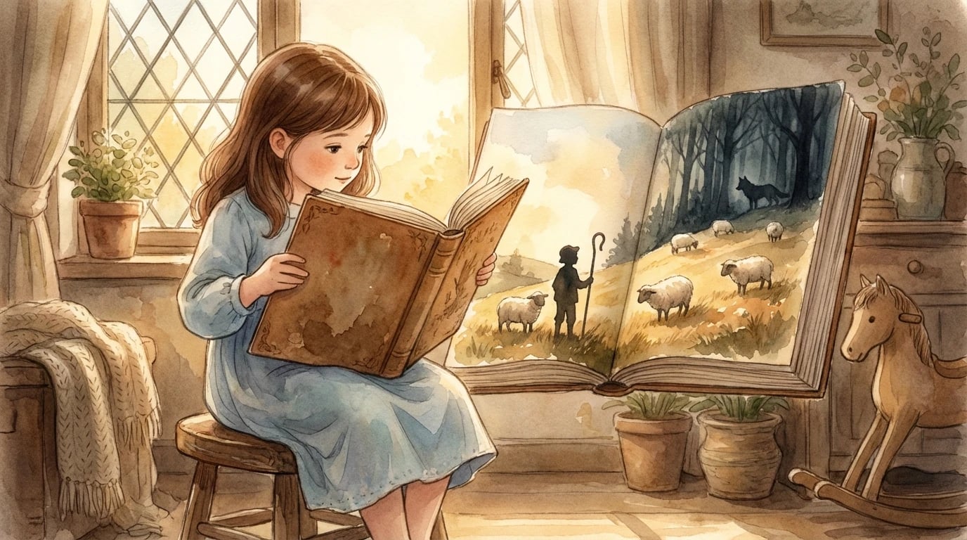 De Herderjongen en de Wolf